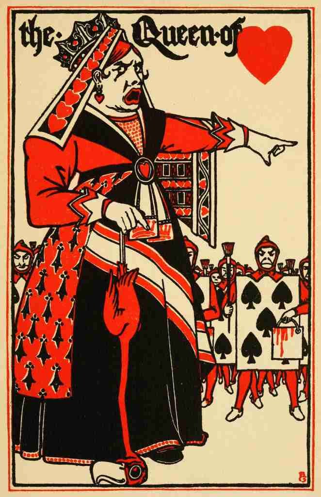 Alice in Wonderland 1898 The Queen of Hearts A4 Photo Print