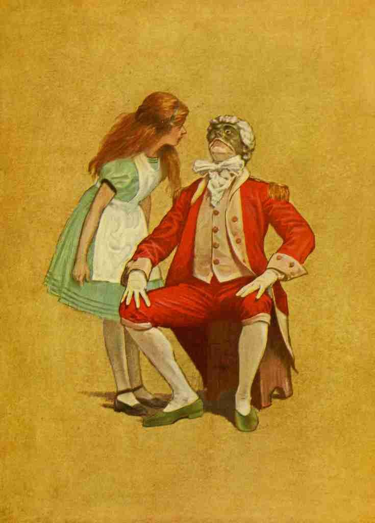 Alice in Wonderland 1915 Frog I shall sit here until tomorrow A4 Photo Print
