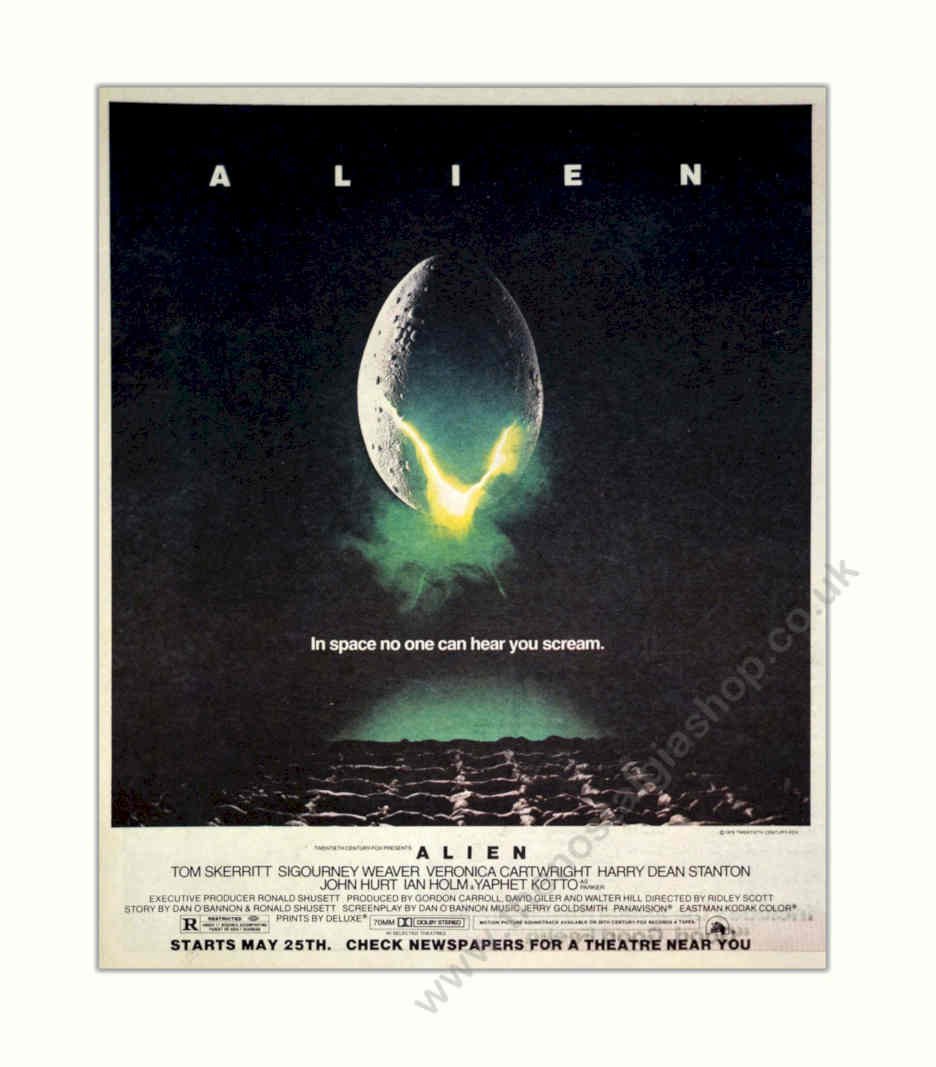 Alien Spaceship Lunar Vintage Retro Advert Poster A4 Photo Print 2