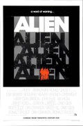 Alien Warning Spaceship Vintage Retro Advert Poster A4 Photo Print