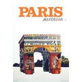 Alitalia Flights To Paris Airline Vis Vintage Retro Advert Poster A4 Photo Prin