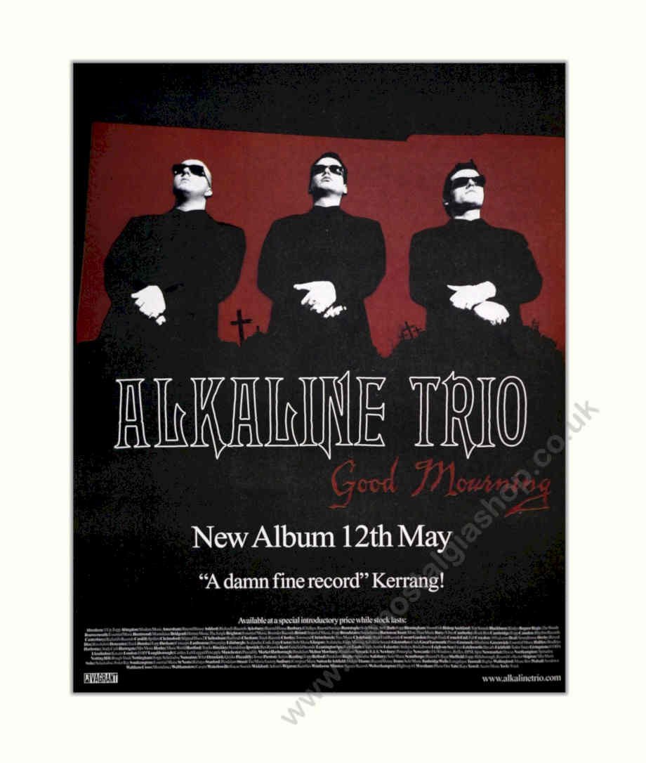 Alkaline Trio Good Vintage Retro Advert Poster A4 Photo Print