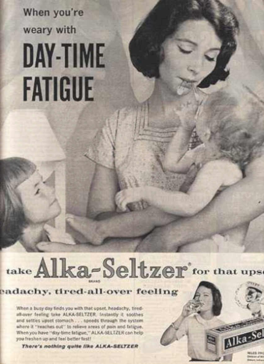 Alkaseltzer Family Daytime Vintage Retro Advert Ads A4 Photo Print