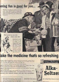Alkaseltzer Flower Gate Vintage Retro Advert Ads A4 Photo Print