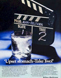 Alkaseltzer Slate Take Vintage Retro Advert Poster A4 Photo Print