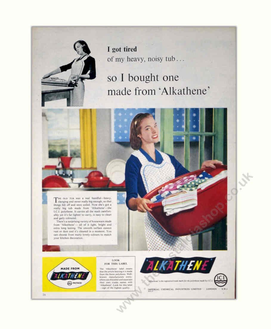 Alkthane Blanket Rug Vintage Retro Advert Poster A4 Photo Print