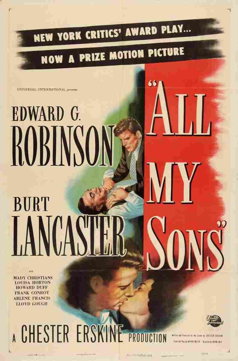 All My Sons 01 film star poster A4 Photo Print