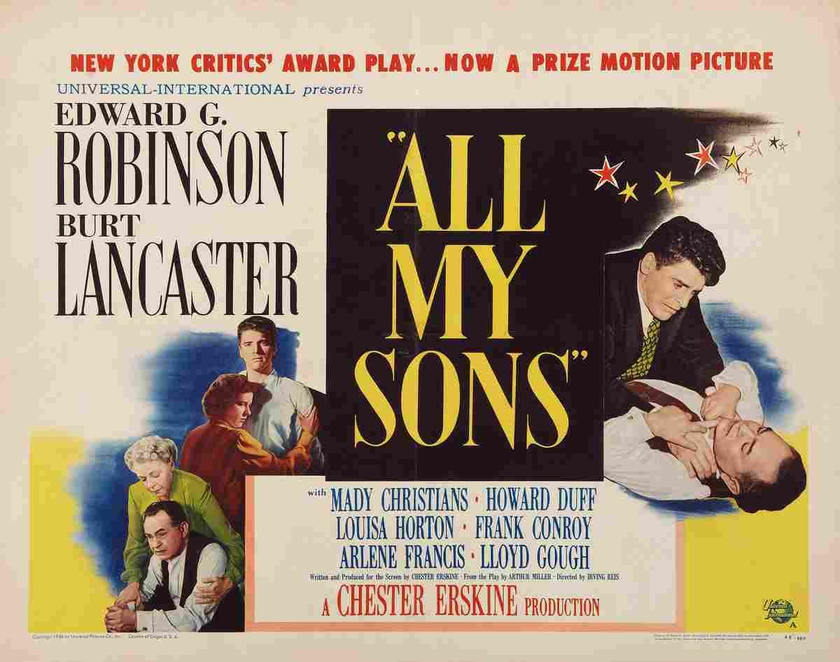 All My Sons 02 film star poster A4 Photo Print