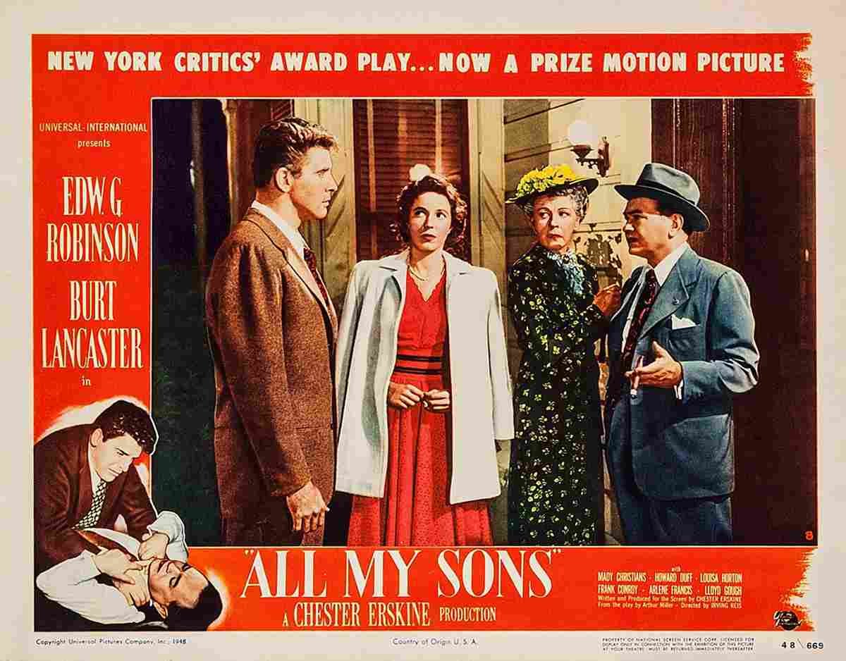 All My Sons 07 film star poster A4 Photo Print