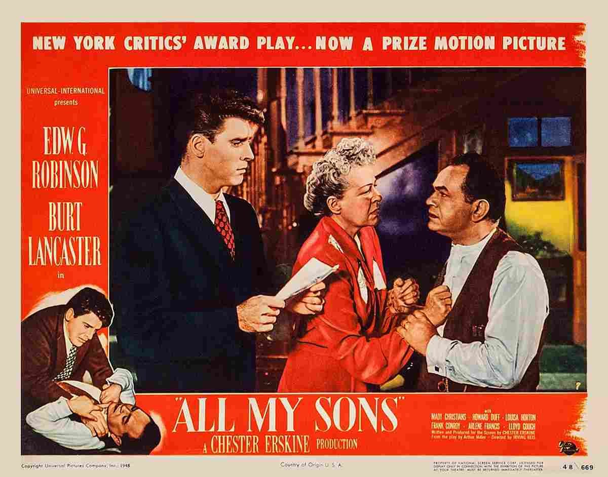 All My Sons 08 film star poster A4 Photo Print