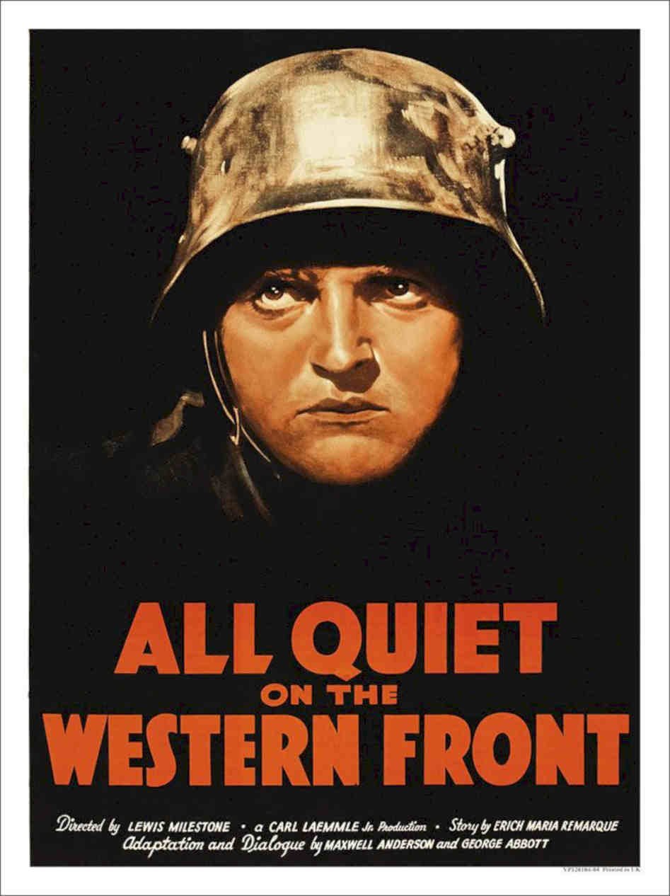 All Quiet On The Western Front Vintage Retro Advert Poster A4 Photo Print