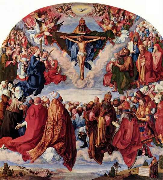 All Saints picture by Durer A4 Photo Print