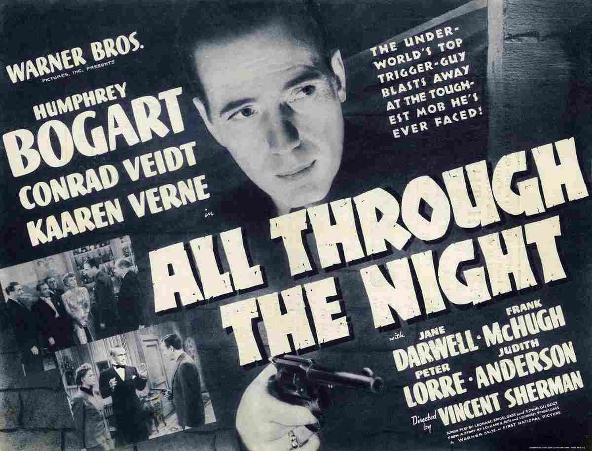 All Through the Night 12 film star poster A4 Photo Print