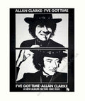 Allan Clarke Time Vintage Retro Advert Poster A4 Photo Print