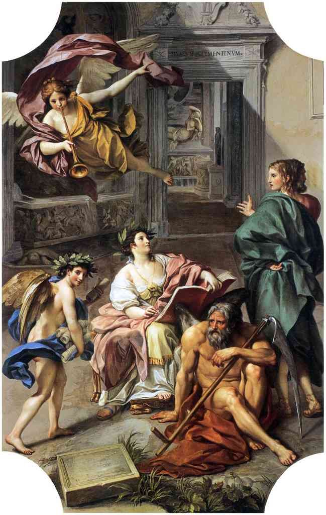 Allegory Of History Raphael A4 Photo Print