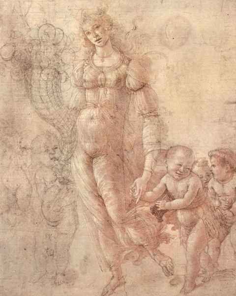Allegory by Botticelli A4 Photo Print