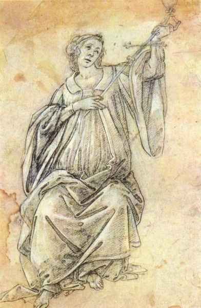 Allegory of fidelity by Botticelli A4 Photo Print