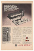 Allen Bradley Mainframe Vintage Retro Advert Ads A4 Photo Print