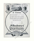 Allenburys Pastilles Cinema Vintage Retro Advert Poster A4 Photo Print