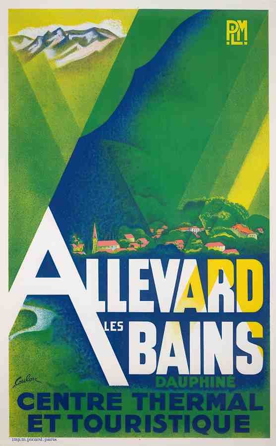 AllevardGraphA Vintage Advert A4 Photo Print