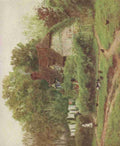 Allingham Helen 1848 1926 Happy England 1904 A cottage at Hambledon Hants A4 Photo Print