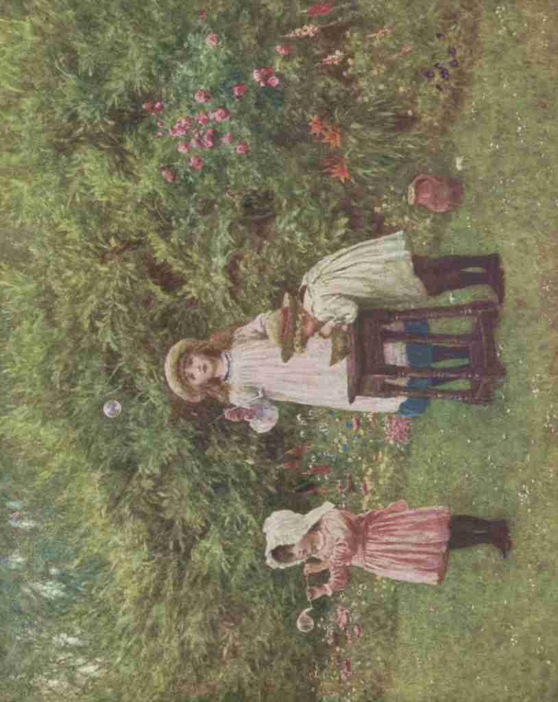 Allingham Helen 1848 1926 Happy England 1904 Bubbles A4 Photo Print