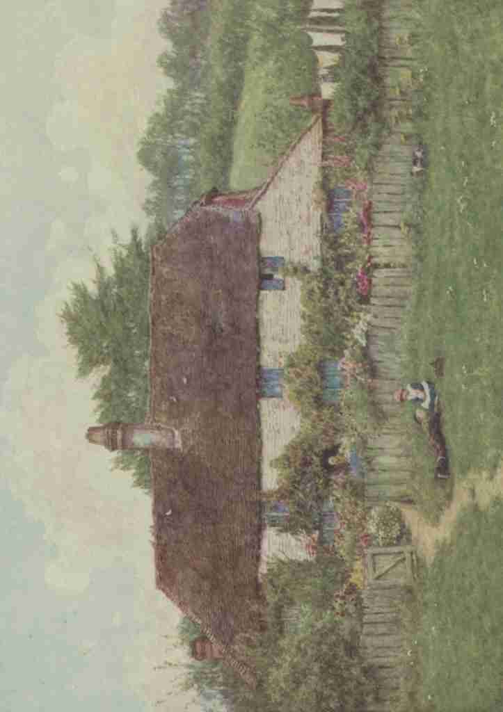 Allingham Helen 1848 1926 Happy England 1904 Cottage at Shottermill Haslemere A4 Photo Print
