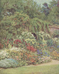 Allingham Helen 1848 1926 Happy England 1904 Herbaceous Border A4 Photo Print