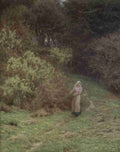 Allingham Helen 1848 1926 Happy England 1904 Spring on the Kentish Downs A4 Photo Print