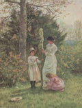 Allingham Helen 1848 1926 Happy England 1904 The Childrens Maypole A4 Photo Print