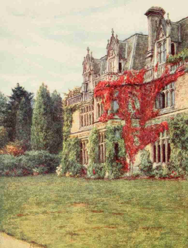 Allingham Helen 1848 1926 The Homes of Tennyson 1905 Aldworth A4 Photo Print
