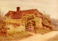 Allingham Helen A Berkshire Cottage Art A4 Photo Print