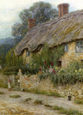 Allingham Helen A Mother And Child Entering A Cottage Art A4 Photo Print UK