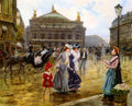 Allustante Joaquin Pallares y LOpera Paris Art A4 Photo Print