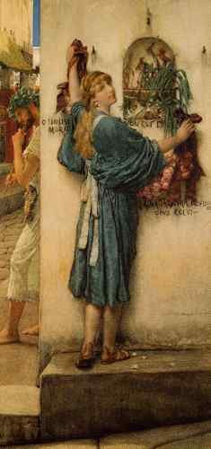 Alma Tadema A Street Altar Lawrence Alma Tadema A4 Photo Print