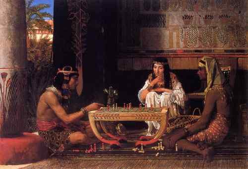 Alma Tadema Egyptian Chess Players Lawrence Alma Tadema A4 Photo Print