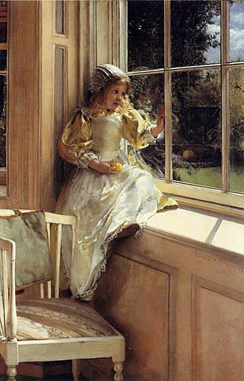Alma Tadema Laura Sunshine Art A4 Photo Print