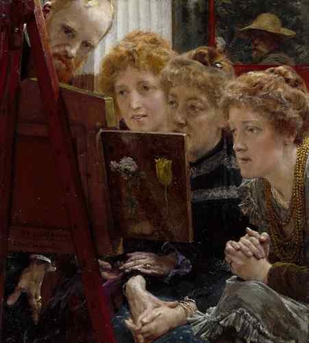 Alma Tadema Lawrence A Family Group Lawrence Alma Tadema A4 Photo Print