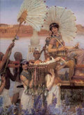 Alma Tadema The Finding Of Moses Detail A4 Photo Print