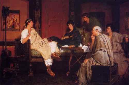 Alma Tadema Tibullus At Delia S Lawrence Alma Tadema A4 Photo Print