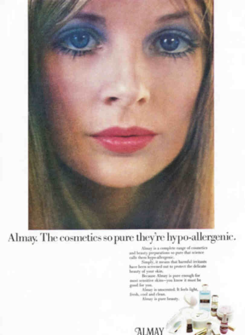 Almay Cosmetics Pure Vintage Retro Advert Poster A4 Photo Print