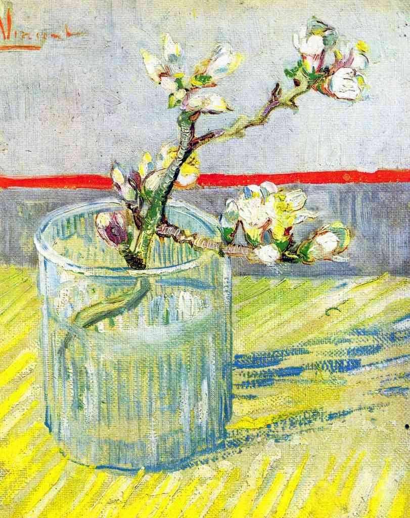 Almond Blossom Branch Van Gogh A4 Photo Print