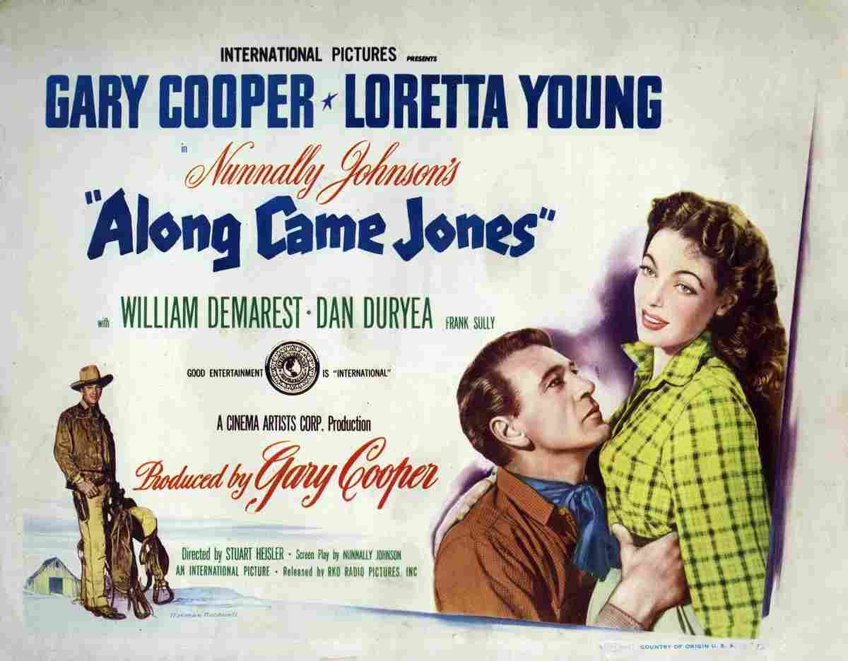 Along Came Jones 02 film star poster A4 Photo Print