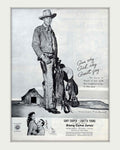 Along Came Jones Vintage Retro Advert Poster A4 Photo Print