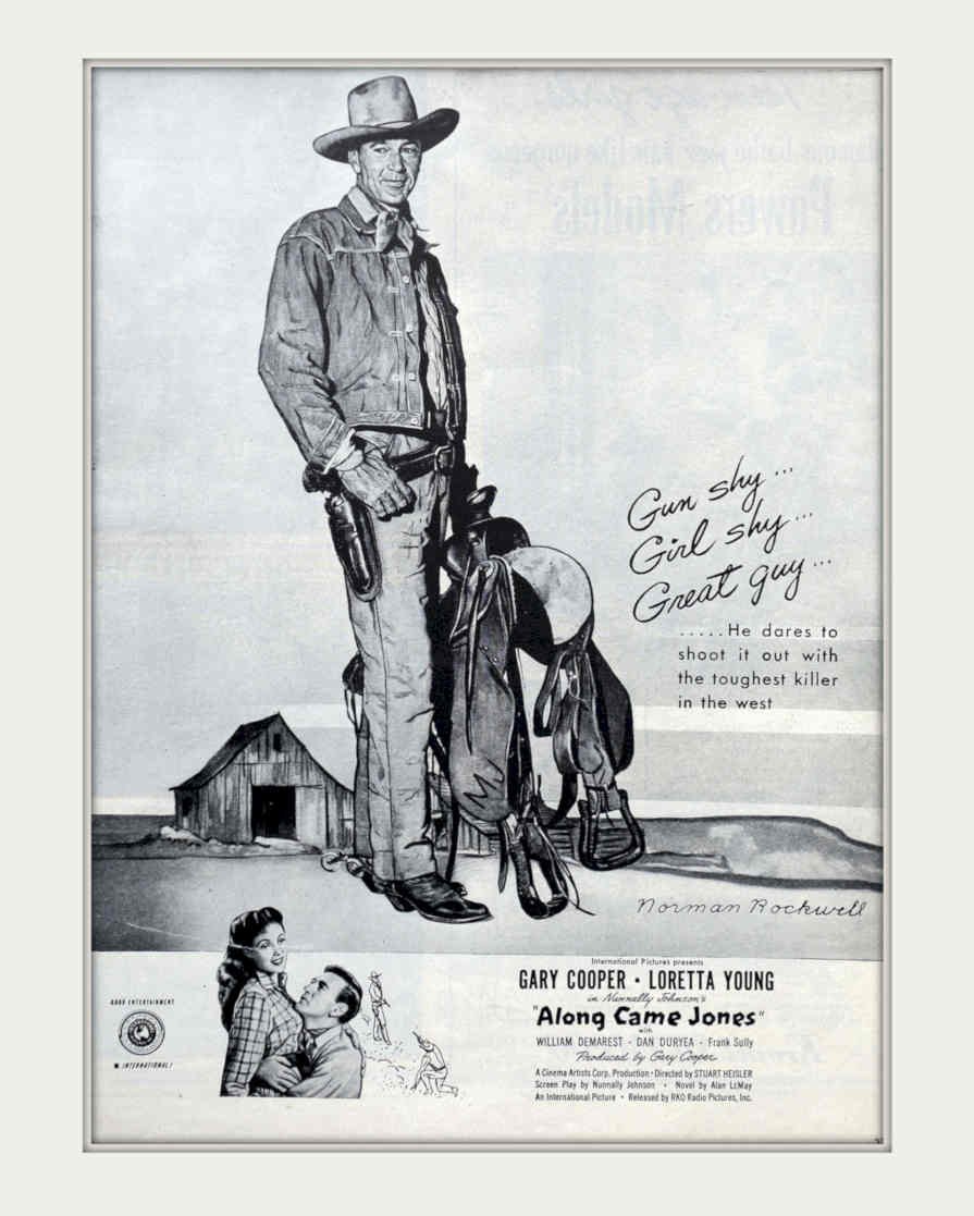 Along Came Jones Vintage Retro Advert Poster A4 Photo Print