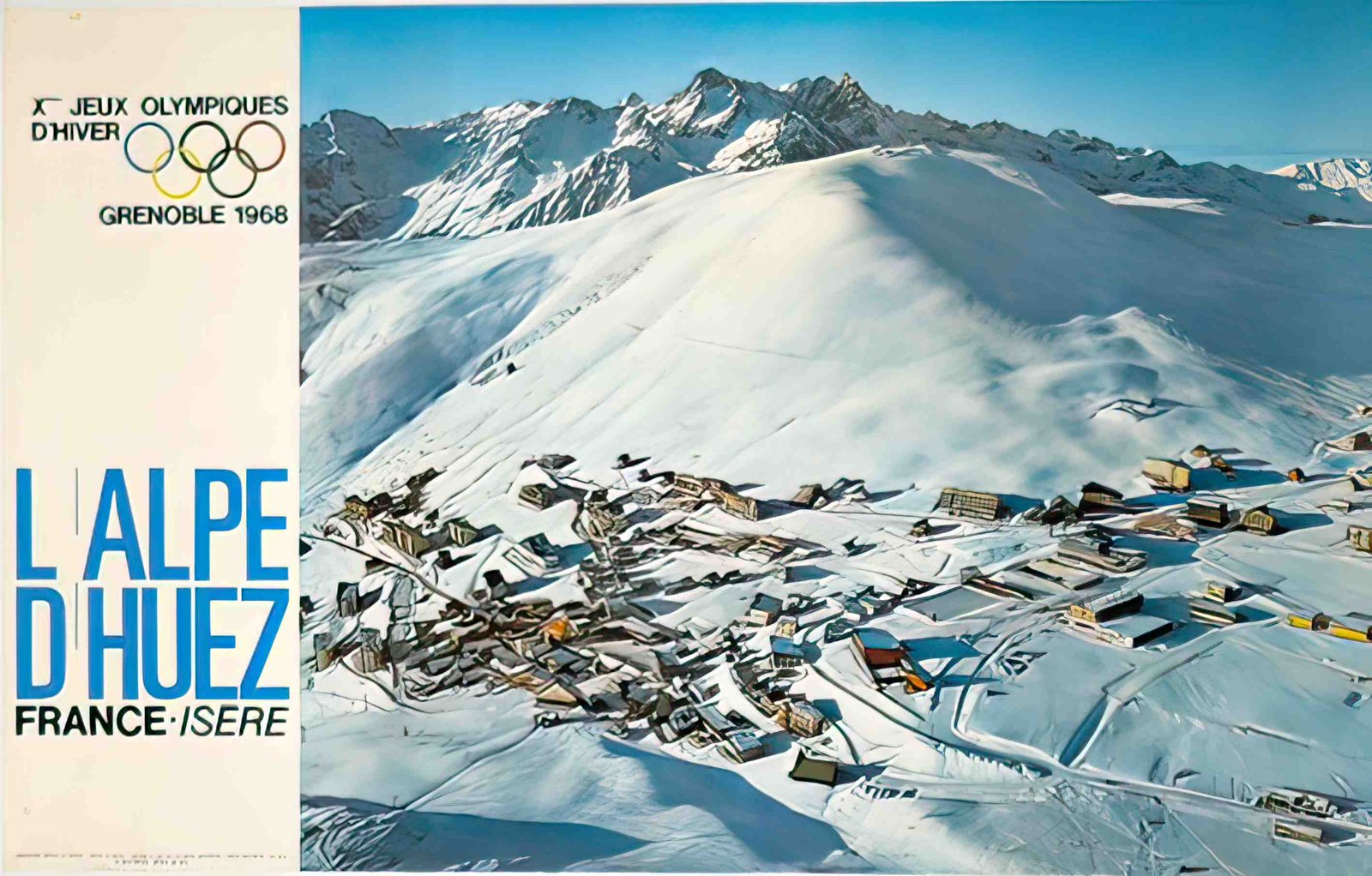 AlpeDhuez Advert A4 Photo Print