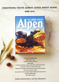 Alpen No Added Vintage Retro Advert Poster A4 Photo Print