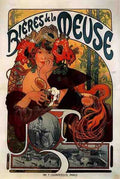 Alphonse Maria Mucha Bieres De La Meuse A4 Photo Print