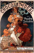 Alphonse Maria Mucha Chocolat Ideal A4 Photo Print