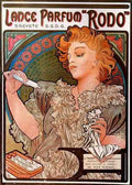 Alphonse Maria Mucha Lance Parfum Rodo A4 Photo Print